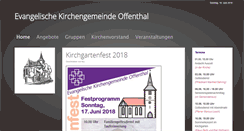 Desktop Screenshot of evkirche-offenthal.de
